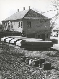 Dunai árvíz Domboriban, 1965 (Középdunántúli Vízügyi Igazgatóság Árvízvédelmi Osztaga 1959-1965)