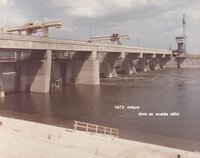 Alvíz az avatás előtt, 1973. május (Kiskörei Vízlépcső építése 1967-1973)