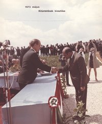 Kitüntetések kiosztása, 1973. május (Kiskörei Vízlépcső építése 1967-1973)