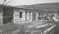 Cserkúti építésvezetőségi - ács és vastelepi épület építés közben (Déldunántúli Vízügyi Igazgatóság 1968. évi termelési tevékenysége)