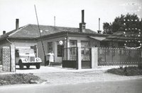 Gépműhely bejárata (Déldunántúli Vízügyi Igazgatóság 1968. évi termelési tevékenysége)